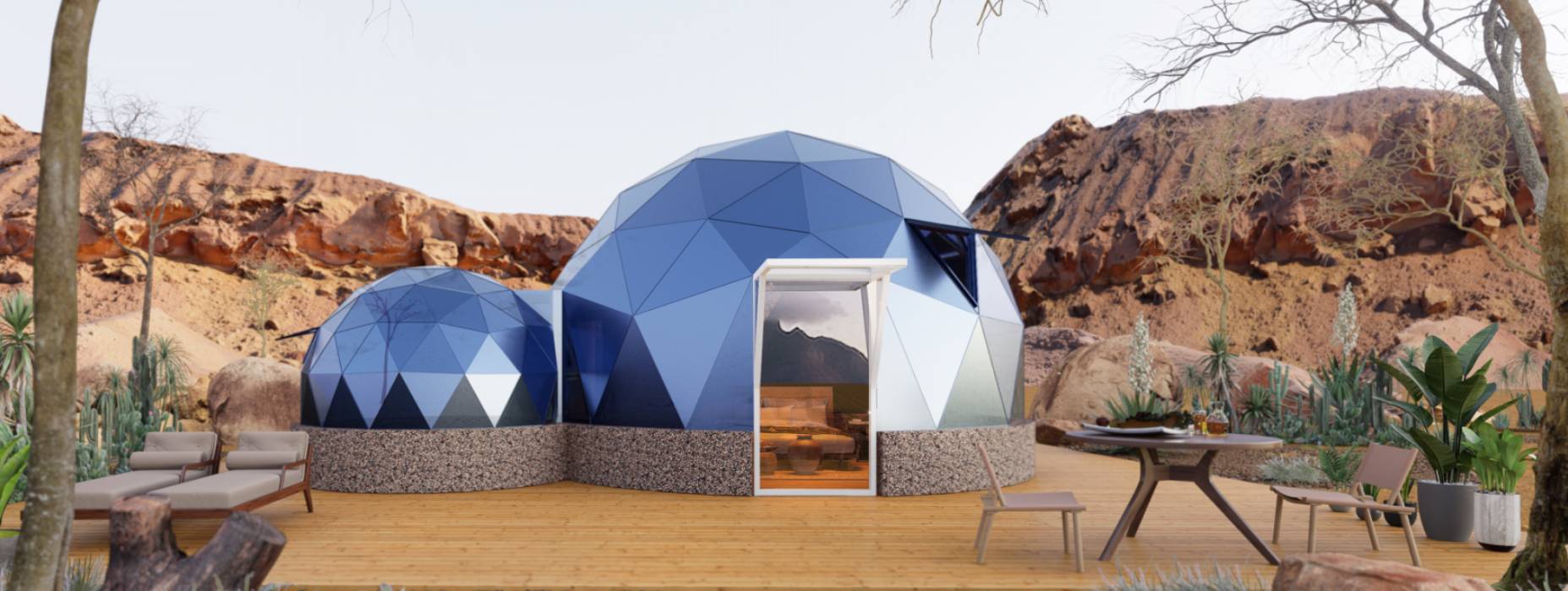 平潭县球形智能光伏玻璃星空房